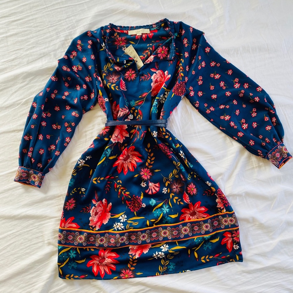 Floral Loft Petite Shift Dress